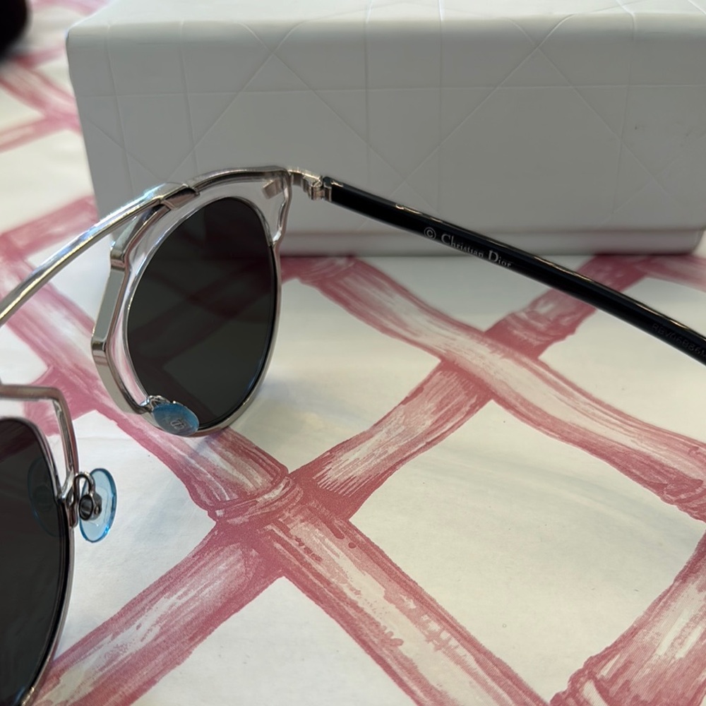 Dior “So Real” Metallic Silver Sunglasses - Picture 4 of 5